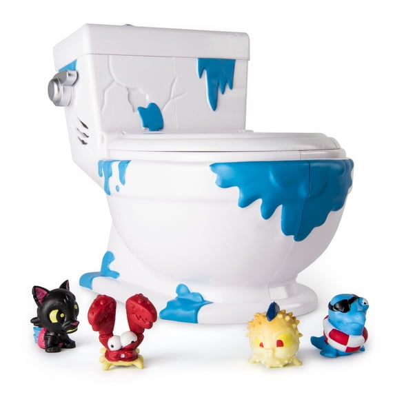 Flush Force - Series 1 - Collect-A-Bowl Stash 'n' Store Case for 4 Exclusive Flushie Figures