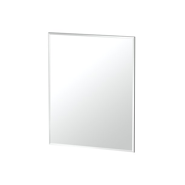 Flush Mount 24"H Frameless Rectangle Mirror