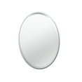 thumbnail image 1 of Gatco Flush Mount EZ Hanging 27.5" Framed Oval Mirror, Chrome, 1 of 4