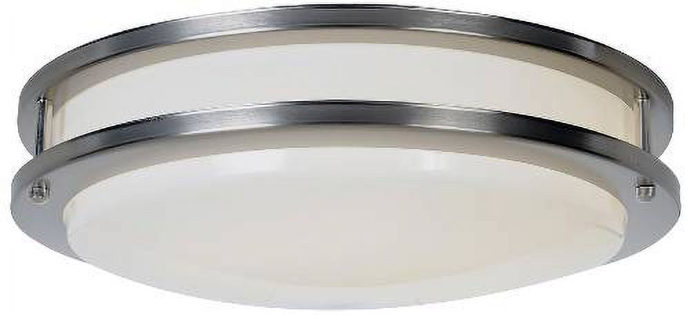 Flush Mount Ceiling Fixture With Stainless Trim 15 X 4 3 4 In Satin   Flush Mount Ceiling Fixture With Stainless Trim 15 X 4 3 4 In Satin 006fe797 007e 48c8 Ba5a 4bd2018f9513.f340ac6cd10814f84f35c69a071dd1b2 