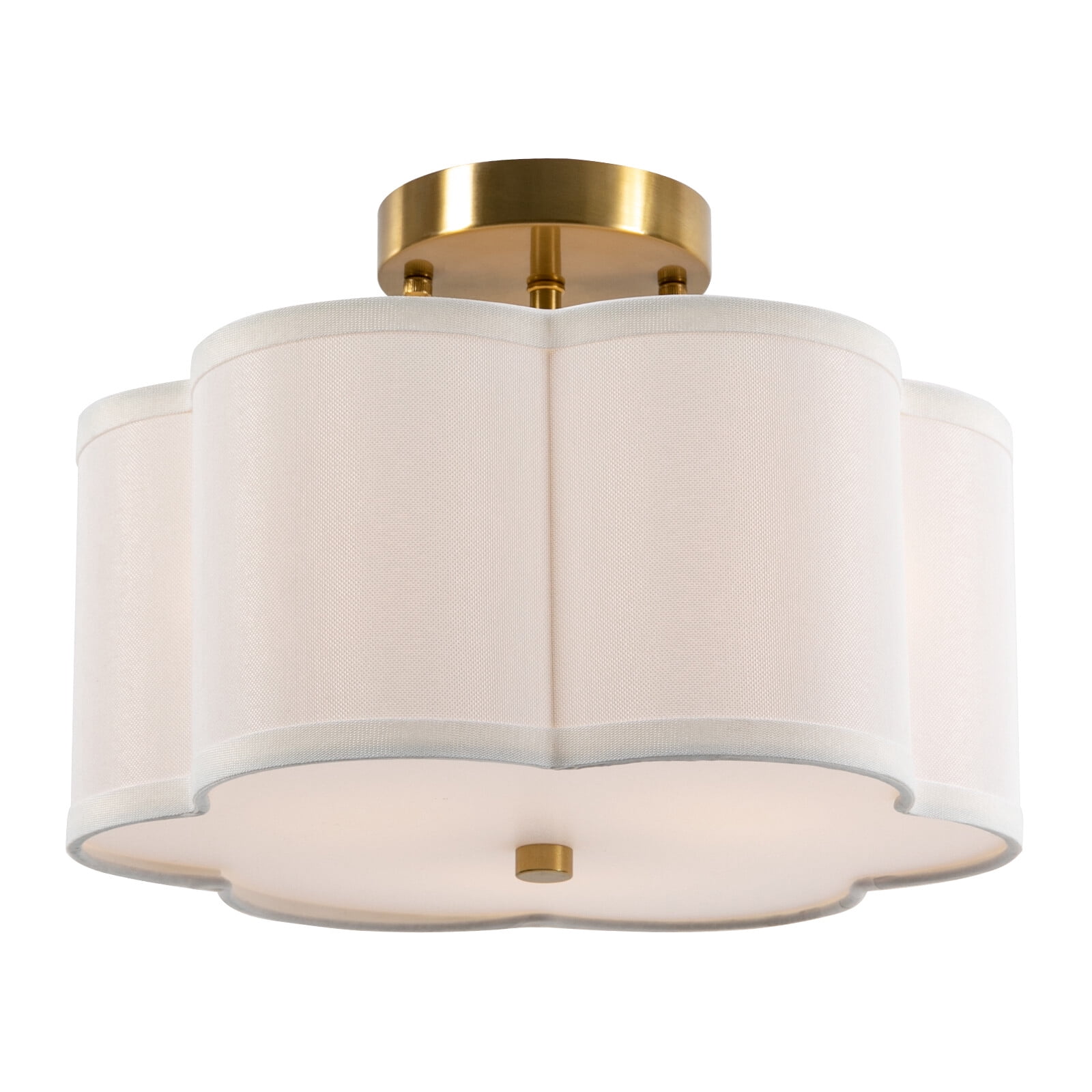Flush Mount Ceiling Light, Ceiling Light Fixture, Ceiling Lamp for Living Rooms, Bedrooms, Kitchens, Dining Rooms, Entrances (12.99*5.9inch) (Not Included Bulbs)