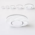 thumbnail image 1 of Flush Mount Ceiling Light Fixture, Bedroom Light, Modern Light Fixtures Ceiling, Flush Ceiling Light, 12 Inch Round 18W High Brightness White Led Ceiling Lamp, Full Installation, 1 of 7