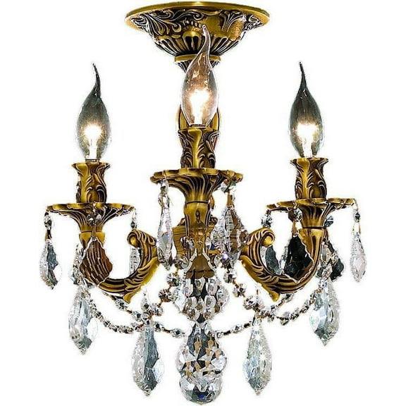 Flush Mount Light Ceiling Fixture ROSALIA Traditional Bathroom Foyer Hal EL-8522