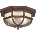 thumbnail image 1 of Flush Mount Light Fixture HOLLAND PARK Hexagonal 2-Light Antique Bronze H FA-656, 1 of 1