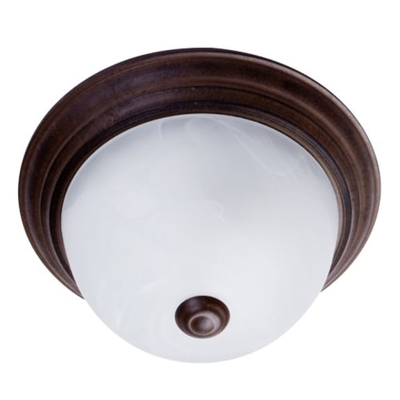 Flush Mount Lighting Series Brown With Marble Glass