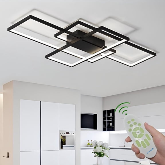 Flush Mount Modern LED Ceiling Light Fixture,with Remote Control Dimmable Color Selectable Ceiling Lamp Ceiling Light for Sitting Room Kitchen Bedroom Hallway Porch