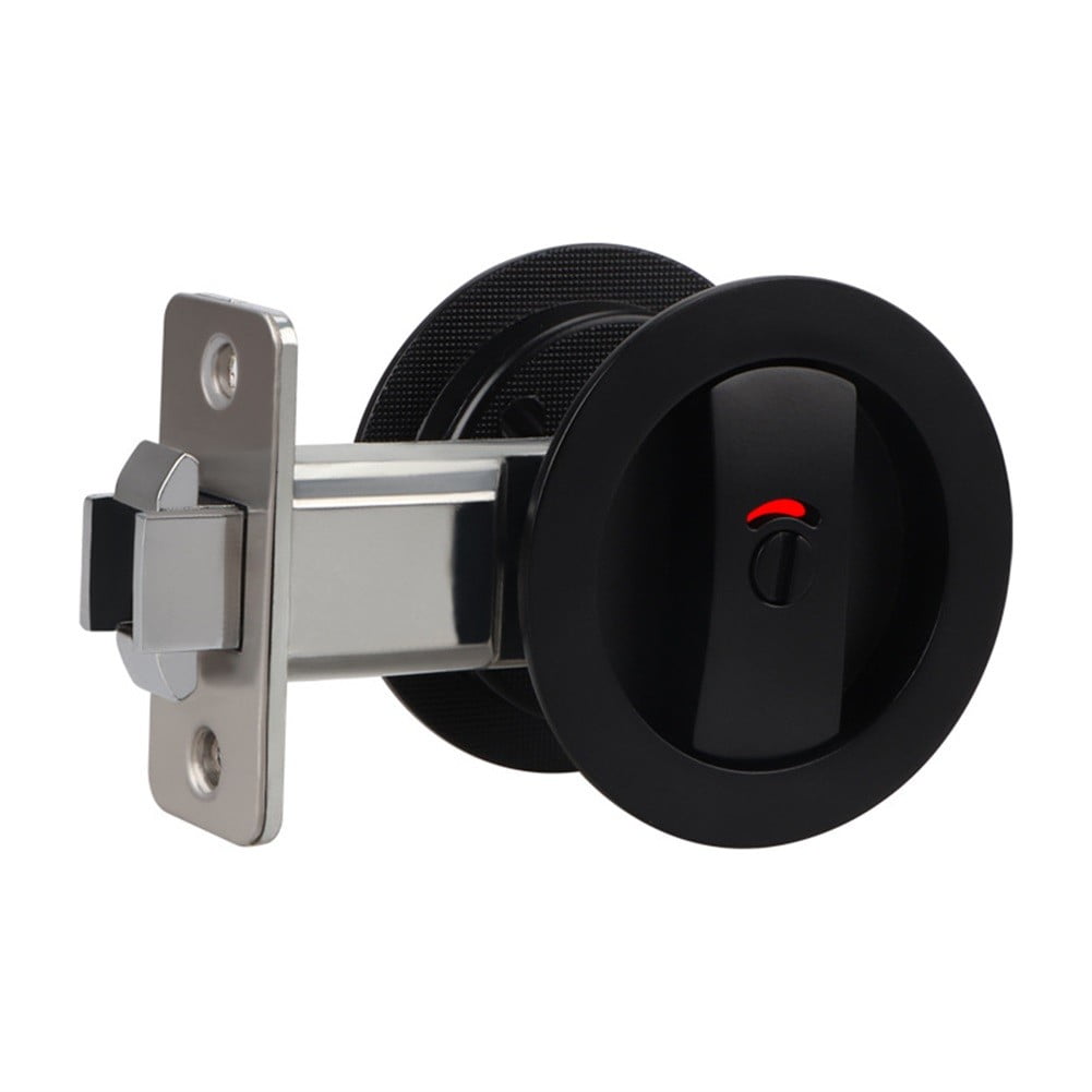 Pocket Door Hardware Black, Pocket Door Lock, Pocket Door Latch, Matte - View #6