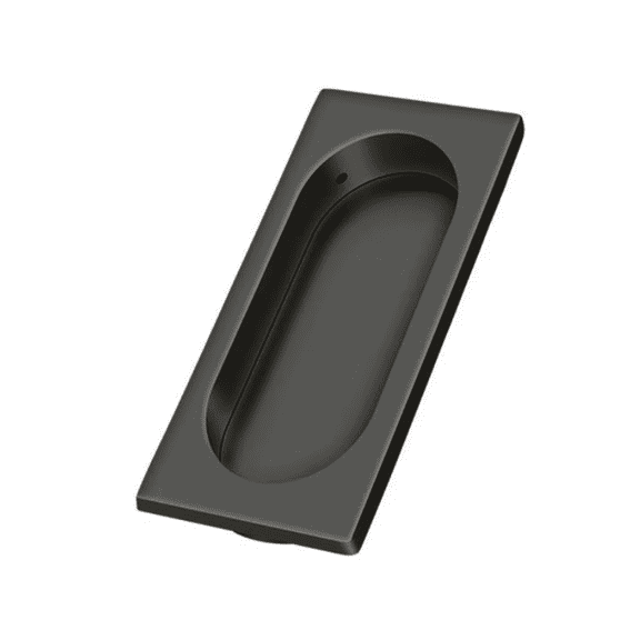 Flush Pull, Large, 4" X 1-5/8" X 3/8" Oil Rubbed Bronze
