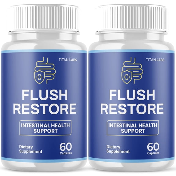 Flush Restore Advanced Gut Support Pills Advanced Energy Vitamin Supplement FlushRestore 120 Capsules