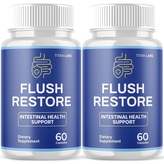 Flush Restore Advanced Gut Support Pills Advanced Energy Vitamin Supplement FlushRestore 120 Capsules