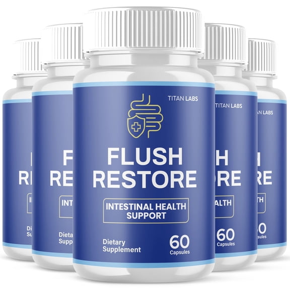 Flush Restore Advanced Gut Support Pills Advanced Energy Vitamin Supplement FlushRestore 300 Capsules