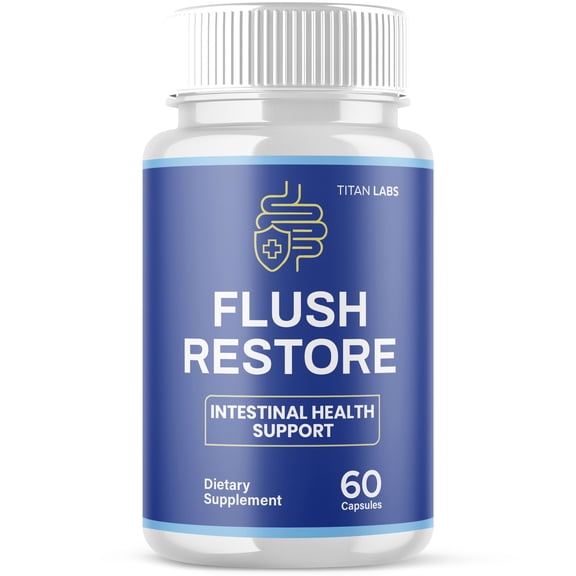 Flush Restore Advanced Gut Support Pills Advanced Energy Vitamin Supplement FlushRestore 60 Capsules