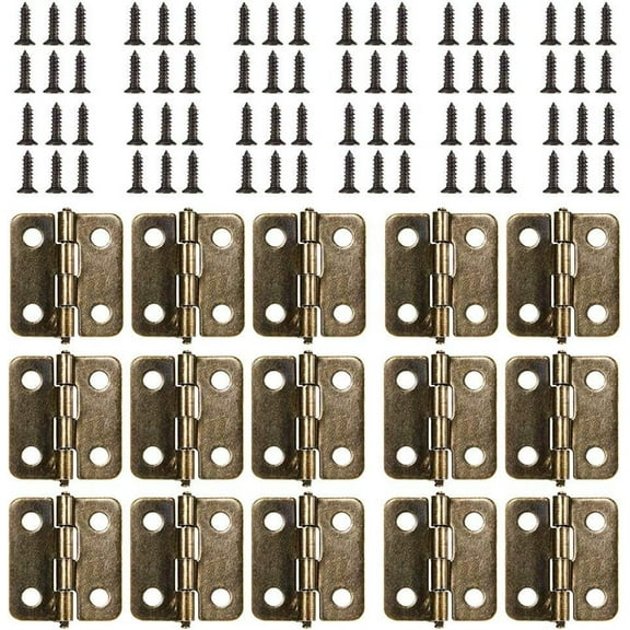 Flush Surface Installation Screws, Six Lobe Drive Bronze, For Furniture and Machinery Fasteners, 50 Packs, Size 18 X 16.5 Mm