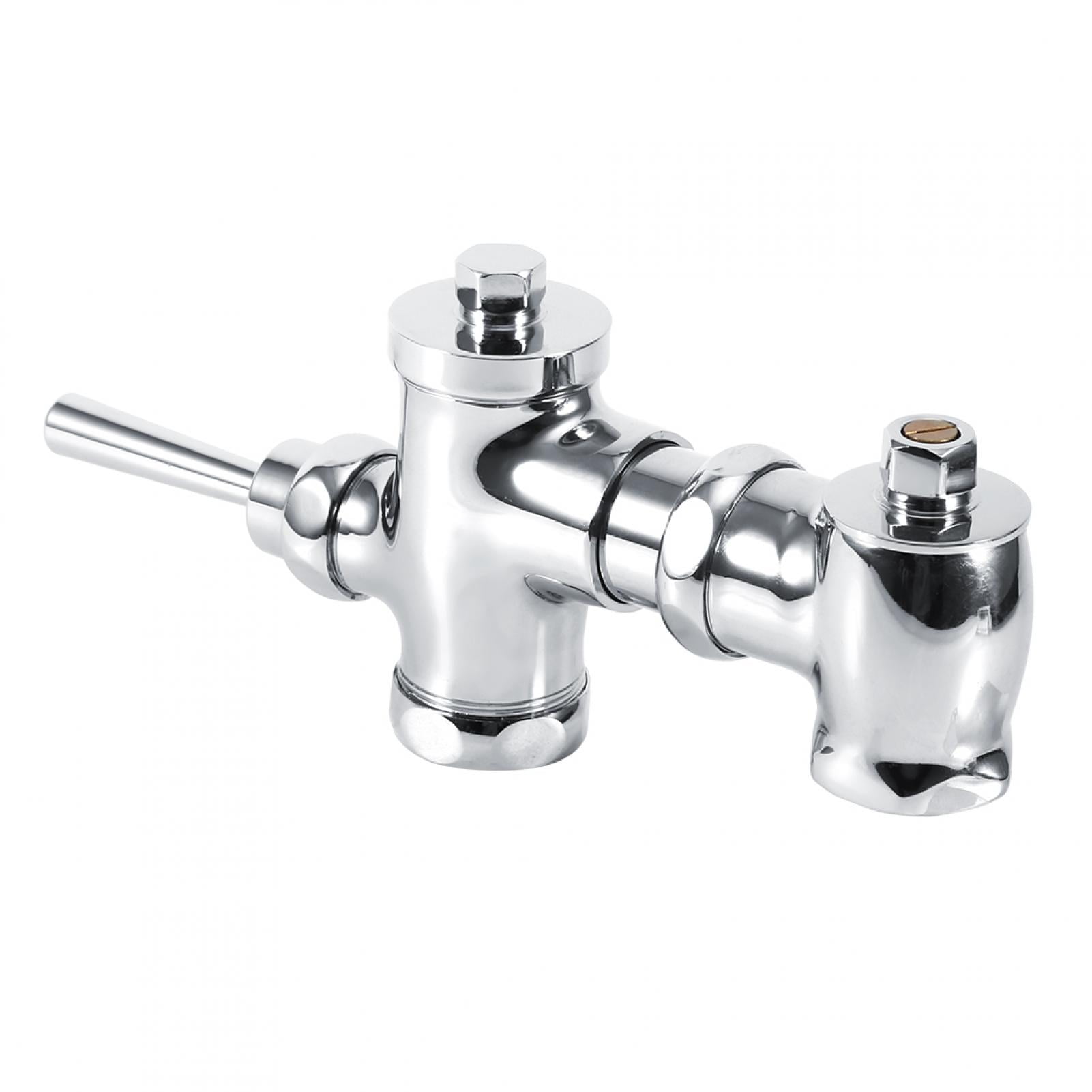 Flush Valve, G1in Retractable Urinal Flush Valve Hand Pressing Type