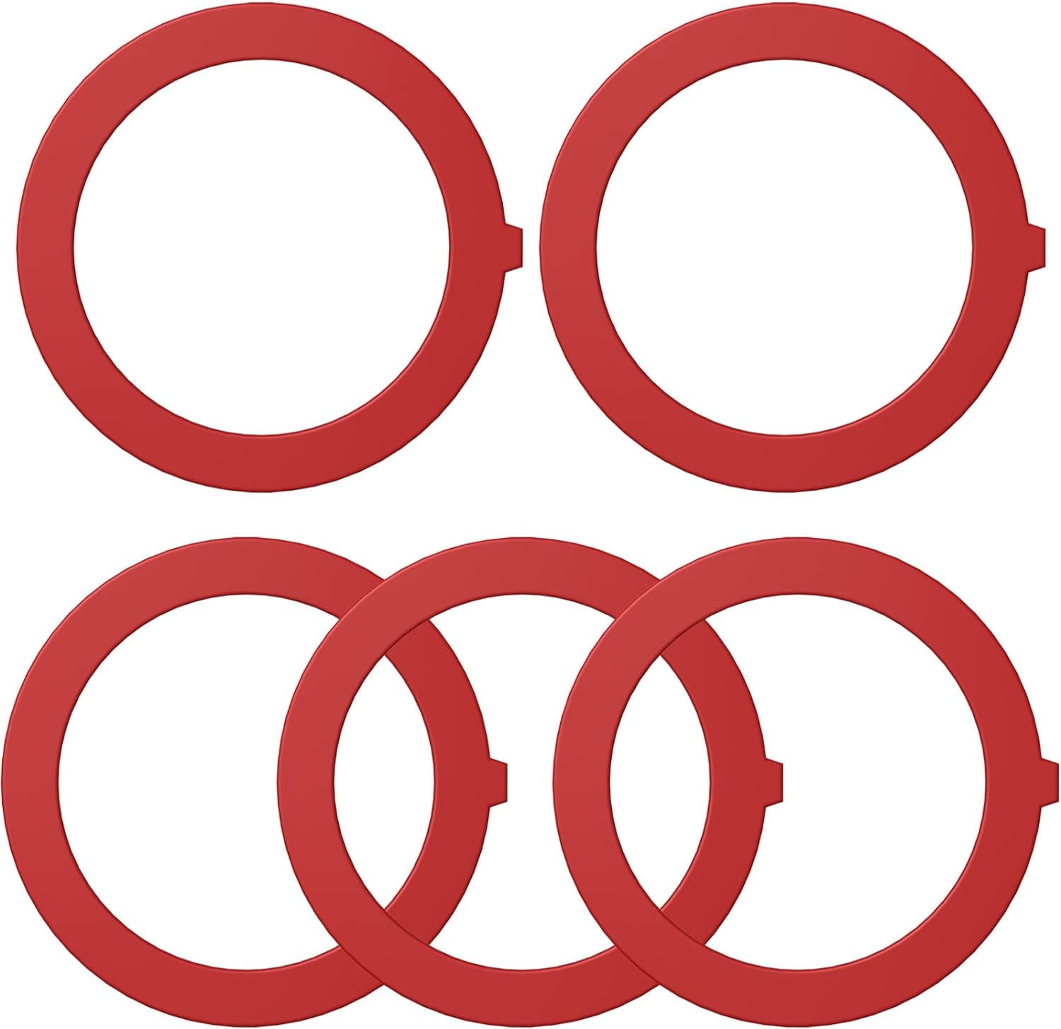 Flush Valve Seal , 5-Pack Upgraded Silicone Material Canister Flush Valve Toilet Gasket Replacement Parts for K-GP1059291, Easy to Install and Uninstall