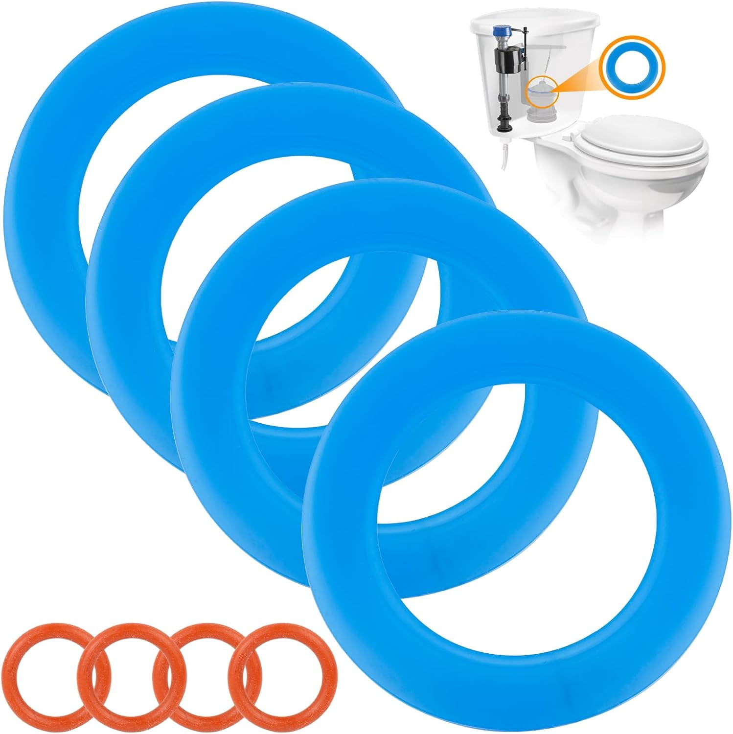 その他 wc GZXINGLI, Toilet Gasket Kit, 7301111-0070A, Silicone Seal for