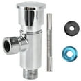 Flush Valve with Hand Push Button Zinc Alloy Toilet Repair Kit Tank