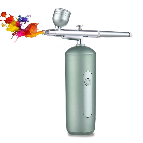 Flush coater,Portable Airbrush With Model Air Brush Pen Brush Pen Adjustable Built-in Battery Model Compressor Handheld Air Adjustable Pressure Built-in Art Makeup Cake Airbrush Kit