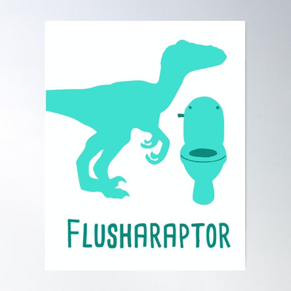 Flusharaptor Poster Wall Art, Modern Wall Decor For Living Room Bedroom, 12x18 UNFRAMED