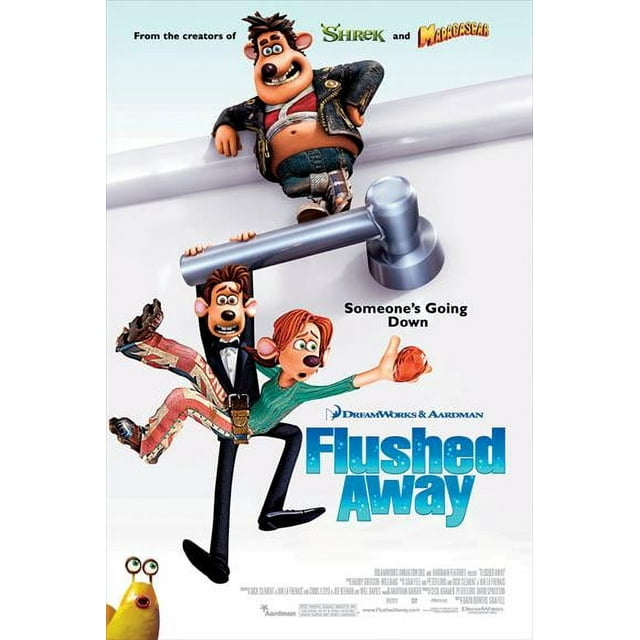 Flushed Away - movie POSTER (Style B) (27" x 40") (2006)