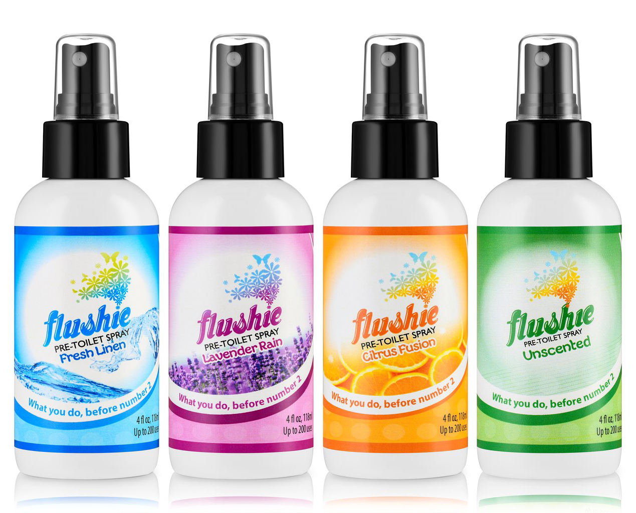 Flushie PreToilet Spray No Smell Pre Poop Toilet Spray For Poop Odor