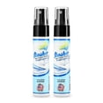 thumbnail image 1 of Flushie Pre-Toilet Spray No Smell Pre Poop Toilet Spray For Poop Odor Eliminating Air Freshener, Travel Size, Fresh Linen, 1 oz - 2 Pack, 1 of 9