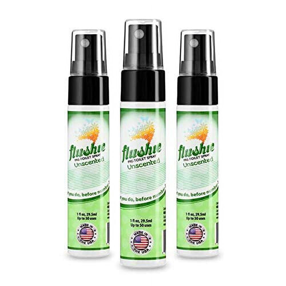 Flushie PreToilet Sprays for Poop Travel Size Toiletries Bathroom