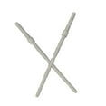thumbnail image 1 of 2 Pcs White Plastic Toilet Tank Button Rods Parts Accessories for Flushing System Replacement, 1 of 1