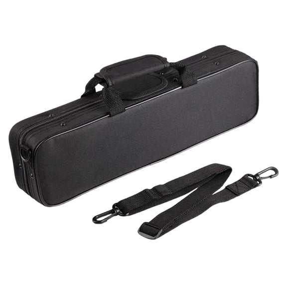 Flute Case Carrying Bag Organizer Oxford Cloth Adjustable Strap for 16 Hole Instrument Music Teachers