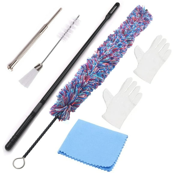 Flute Clarinet Cleaning Kit - 1 Set Brush Cloth for Wind Instruments - Care Tools