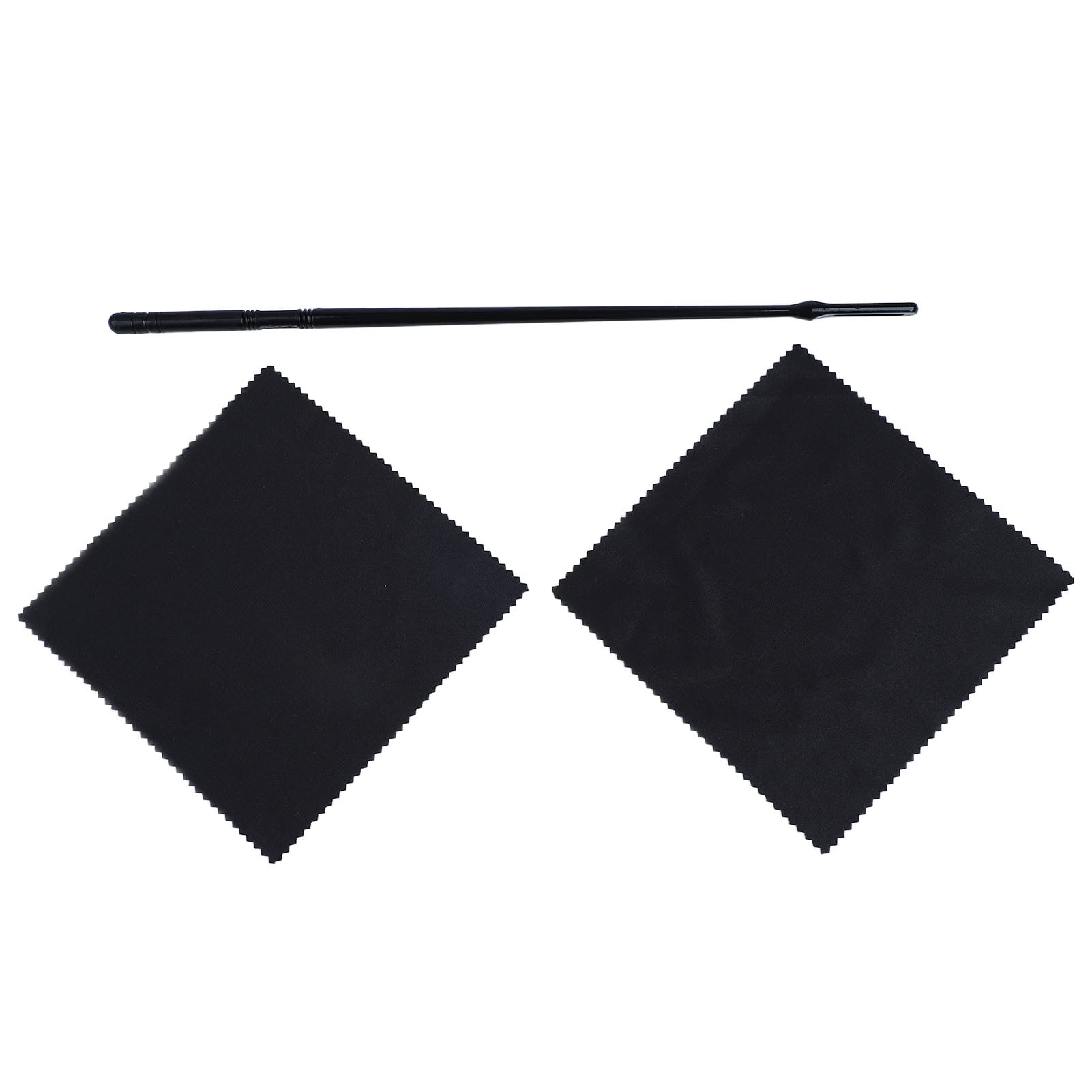 Flute Clean Kit Flute Cleaning Rod with 2Pcs Cleaning Cloths for