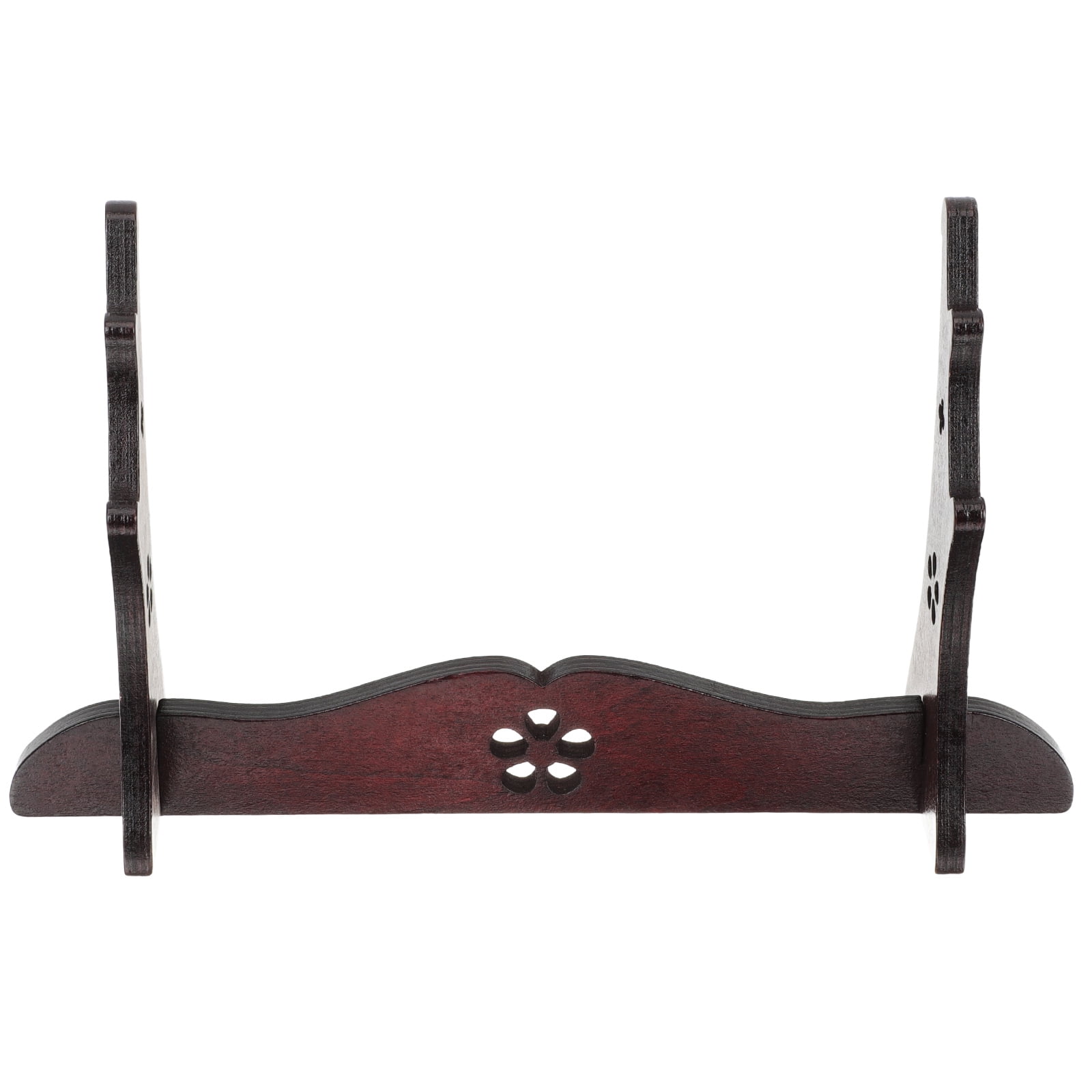 Flute Display Rack Swords Collection Stand Wooden Swords Holder Storage