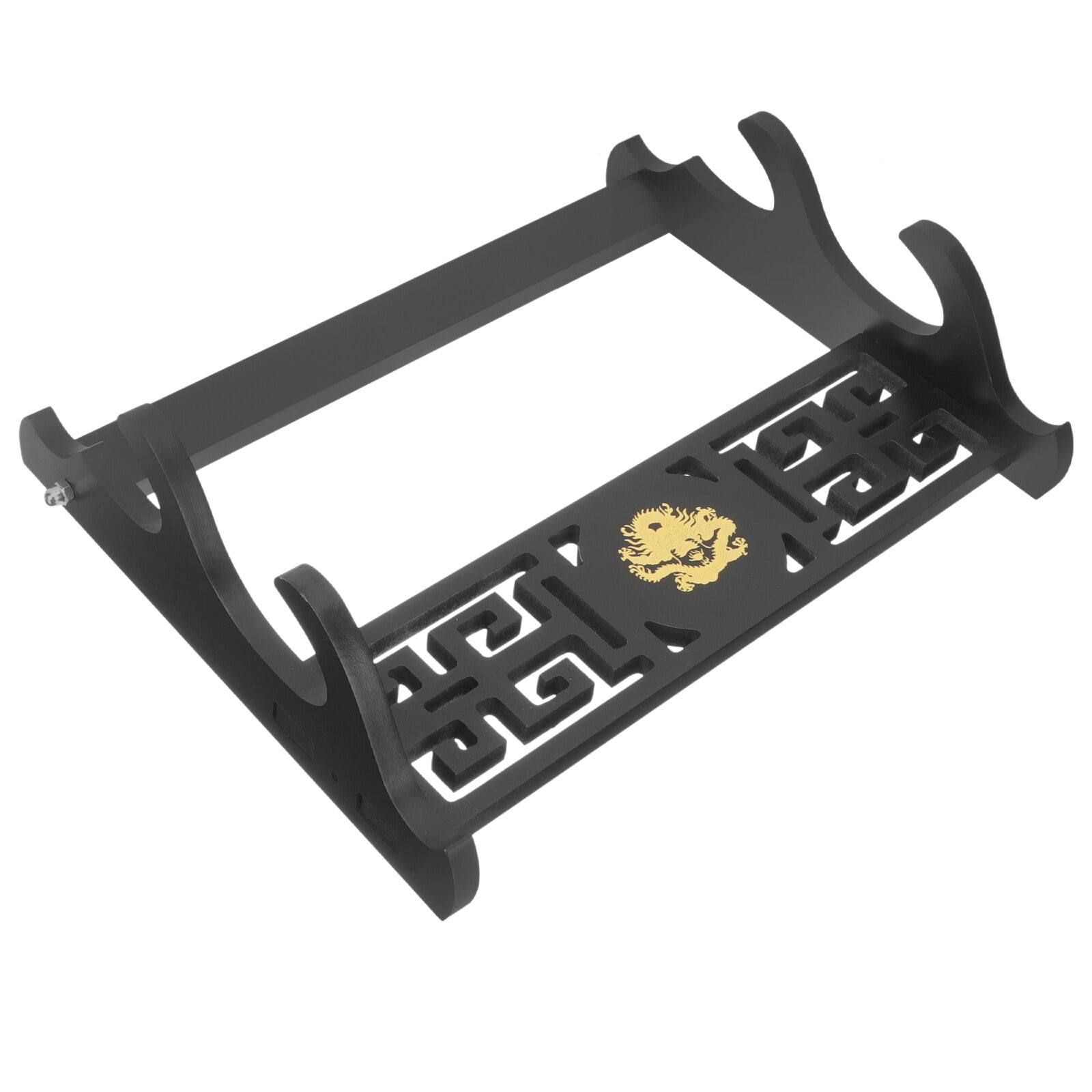 Flute Display Stand Wall Swords Rack Wooden Bracket Organizer Katana