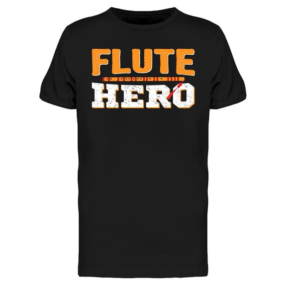 Flute Hero T-Shirt Men -Image by Shutterstock, Male Small