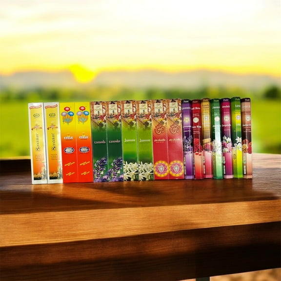 Flute Incense Sticks – 12 Premium Varieties Collection An Aromatic Journey for the Mind, Body & Soul