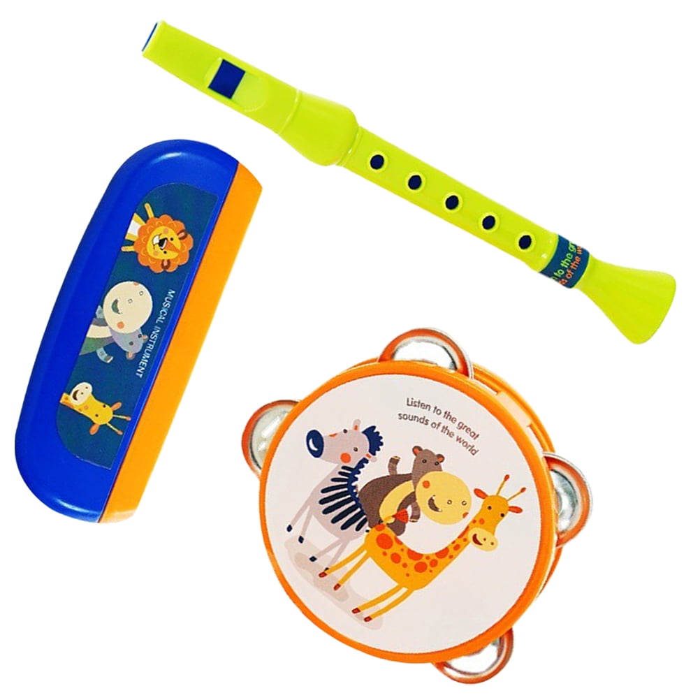 Flute Kids Musical Toy Music Toys for Kids Tambourines Musical