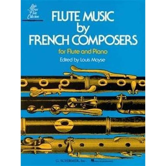 Pre-Owned Flute Music by French Composers for Flute and Piano - Flute Sheet Music Collection - Flute Music Book with Music Pieces by Henri Busser, Cecile Chamin (Paperback) 0793525764 9780793525768