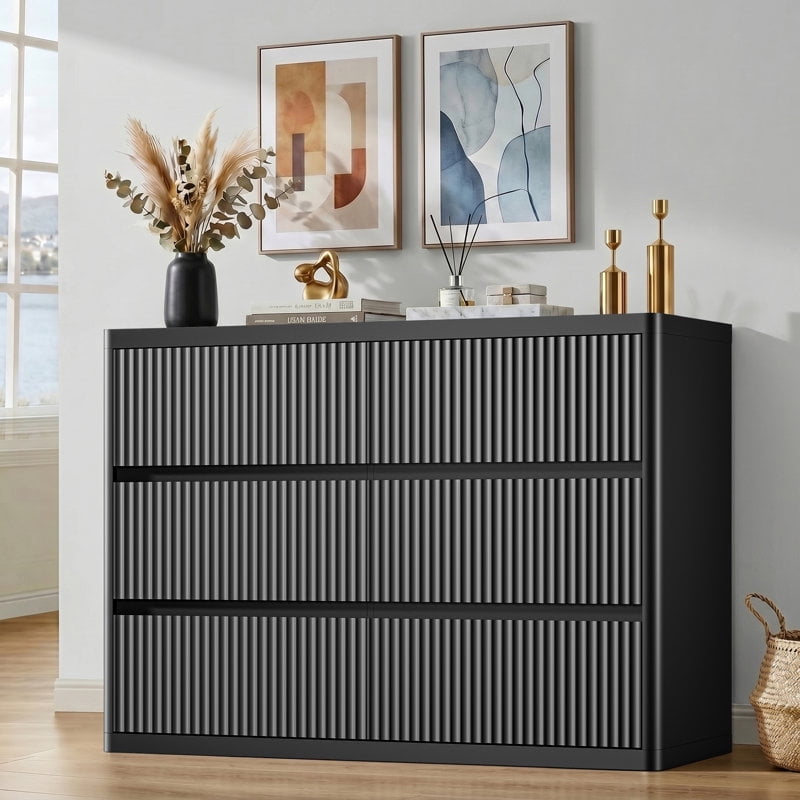 48 inch wide dresser Series 555 Solid Wood with 6-Drawers 48  57NorthPlank H86xW122xD51cm * Blue colour * Four drawers * Soft close mechanism * Please note Made Goods Kennedy 48" Dresser