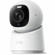 eufy Security Indoor Camera E30, 4K UHD Security Camera, Pet/Dog/Baby Camera with Phone app, Color Night Vision, Human/Pet Auto Tracking, 360° Coverage, Works with Homekit, White