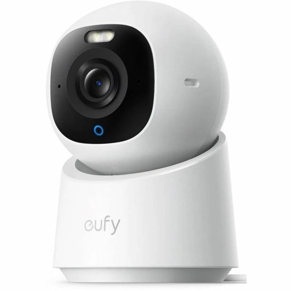eufy Security Indoor Camera E30, 4K UHD Security Camera, Pet/Dog/Baby Camera with Phone app, Color Night Vision, Human/Pet Auto Tracking, 360 Coverage, Works with Homekit, White