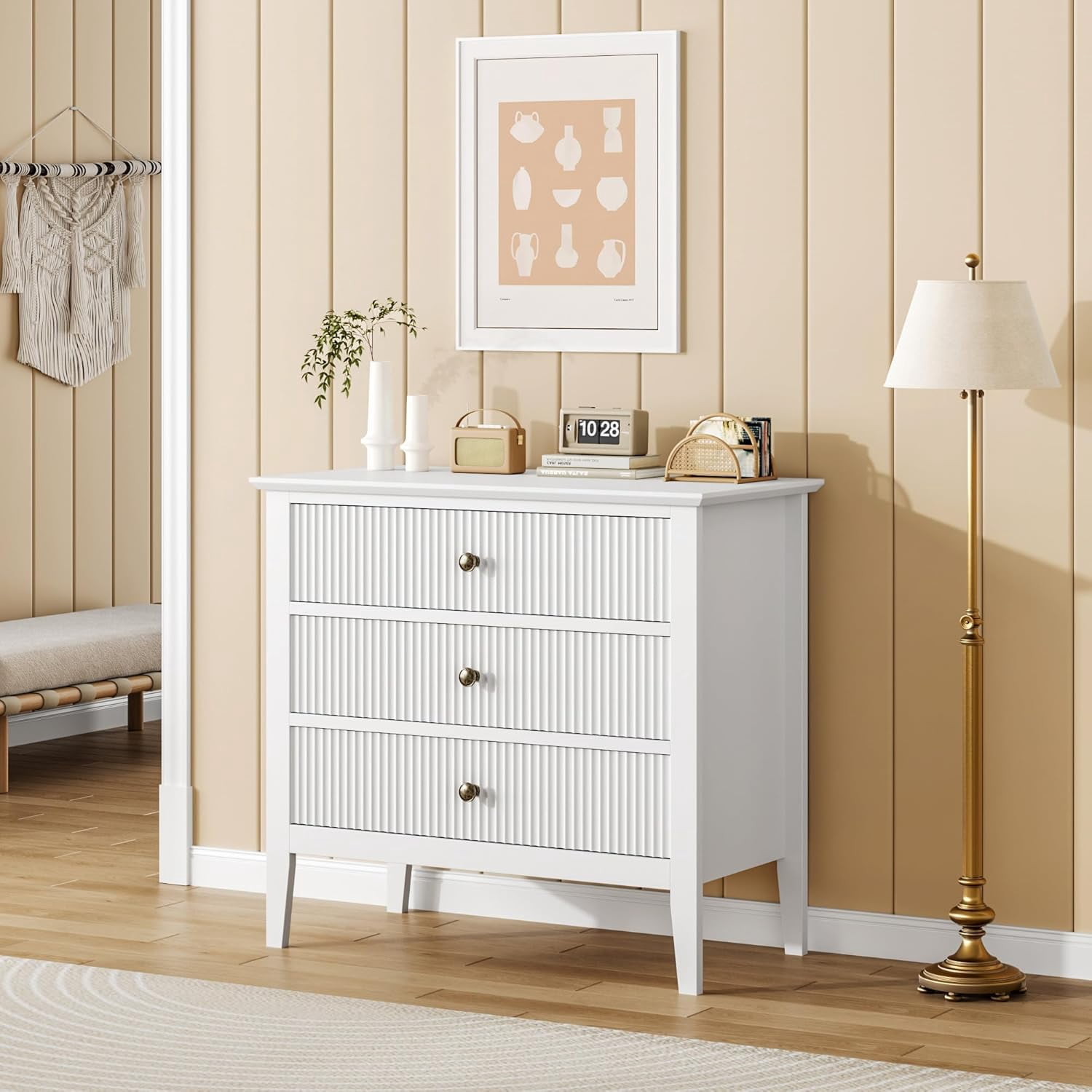 30 inch wide dresser Jory Aged Ivory Accent Chest