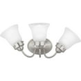 thumbnail image 1 of Fluted Glass Collection Three-Light Bath & Vanity, 1 of 8