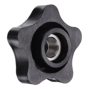 Fluted Knob, 3/8"-16 Fluted Knob with Stainless Steel Insert