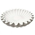 thumbnail image 1 of Fluted Ruffle Decorative Bowl Resin Scallop Fruit Bowl Key Bowl for Entryway Table Bowl for Coffee Dining Console Table, 1 of 6