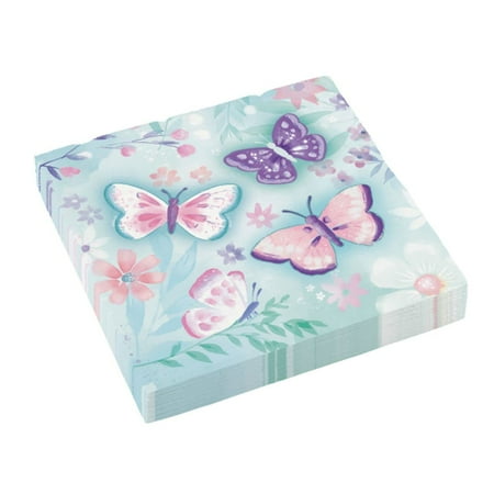 Flutter Butterfly Lunch Napkins (16)
