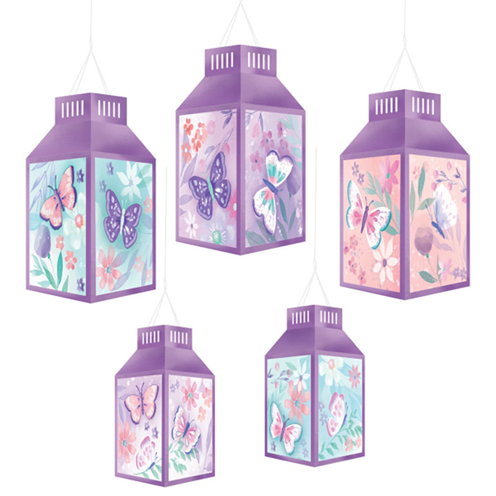 Flutter Butterfly Party Decorations Paper Lanterns