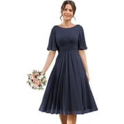 bohemian themed party dress KAOBIO Women's Summer Boho Midi V-Neck Puff Sleeve Flowy Beach Dresses Tropical Vacation Cruise Resort Outfits (Blue,Small) at Amazon Women's Clothing store Size:5'0