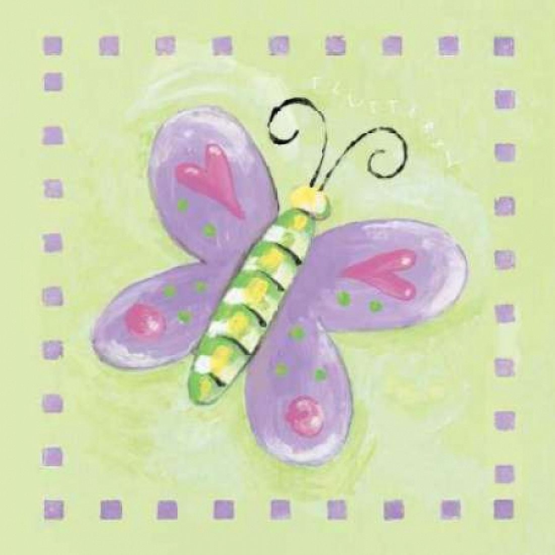 Flutterby Canvas Art - Stephanie Marrott (24 x 24)
