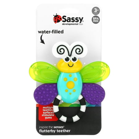 Flutterby Teether, PartNo S80106, by Sassy14 Llc, Baby Goods, Baby & Toddler - T