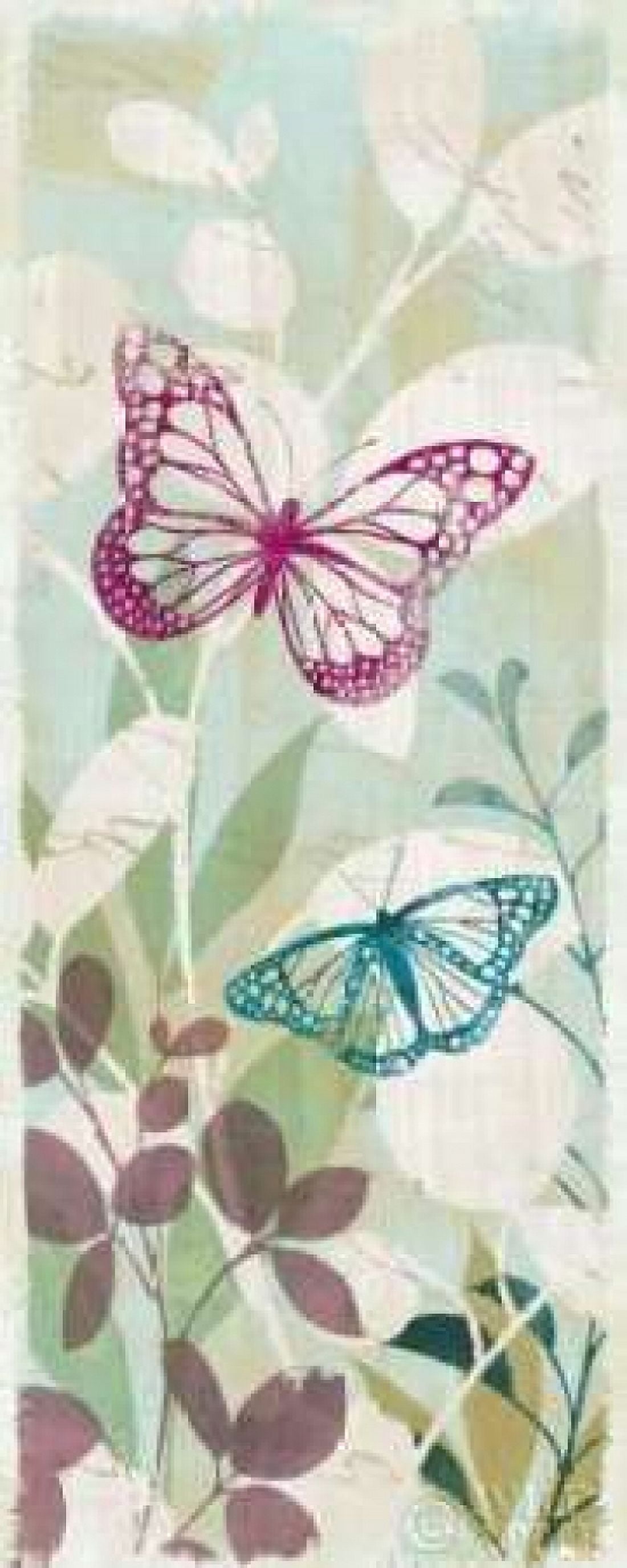 Fluttering Panel I Canvas Art - Wild Apple Portfolio (10 x 20)